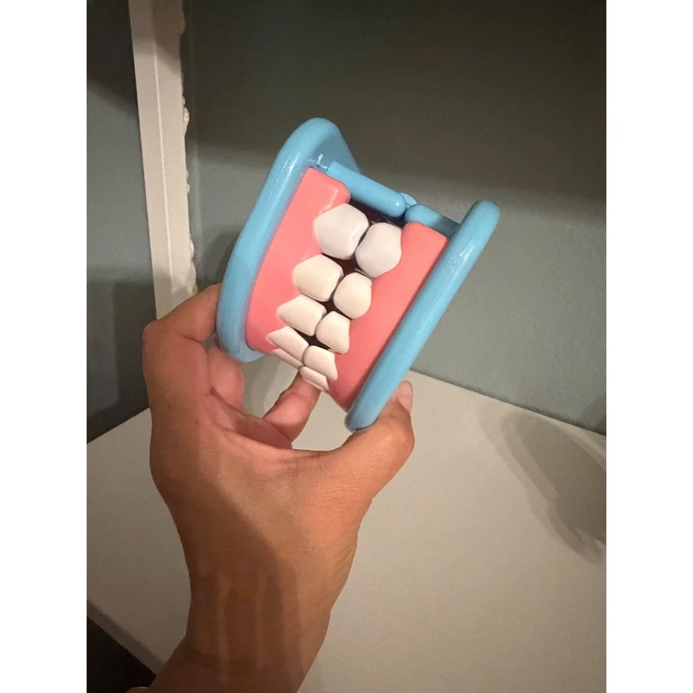 Melissa & Doug Pretend Play Teeth Model Dentist Toy Replacement Blue Pink Mouth